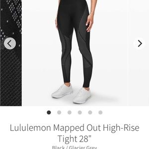 Lululemon Mapped out tight high rise size 2